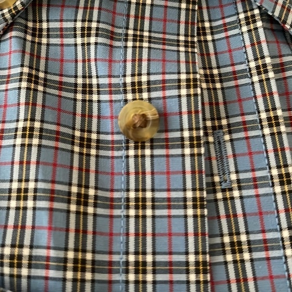 L.L. Bean Button Down Wrinkle-Free Oxford Shirt Neck 16 1/2” Plaid Large Tall - Picture 6 of 13